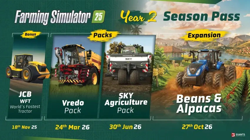 Farming Simulator 25: Year 2 Season Pass